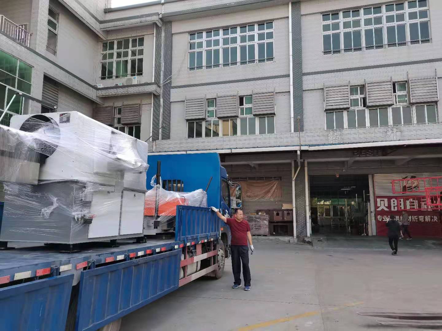 喜訊，貝朗鐵線折彎機發往河南某客戶處